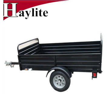 Light duty garden use powder coated box trailer for sale